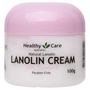 (PRE ORDER) Healthy Care Natural Lanolin & Vitamin E Cream 100g shelf life 2yrs